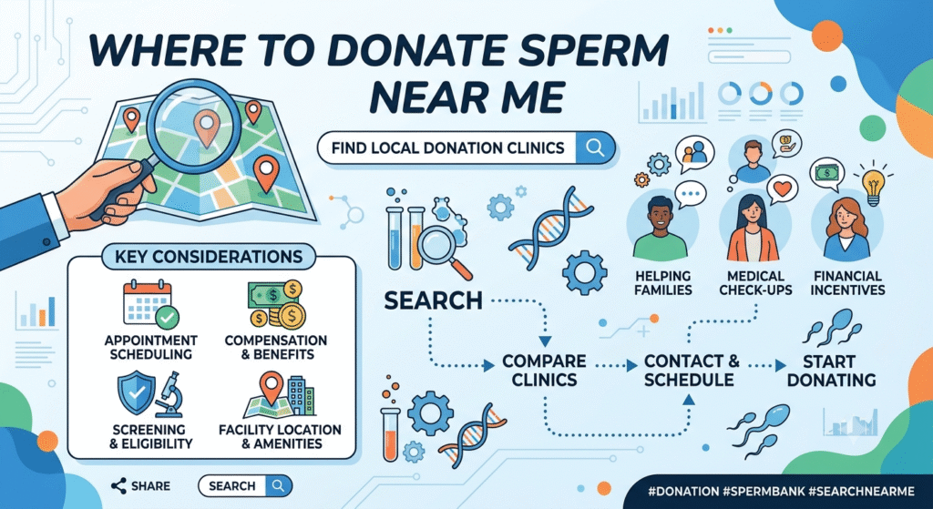 Where to Donate Sperm Near Me: A Complete Guide to Finding Trusted Sperm Donation Centers, Eligibility, Process, Benefits, and Future Opportunities