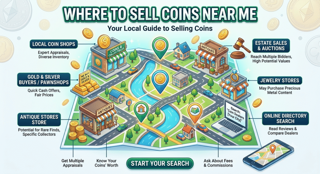 Where to Sell Coins Near Me: The Complete Guide to Finding Trusted Buyers and Getting the Best Price