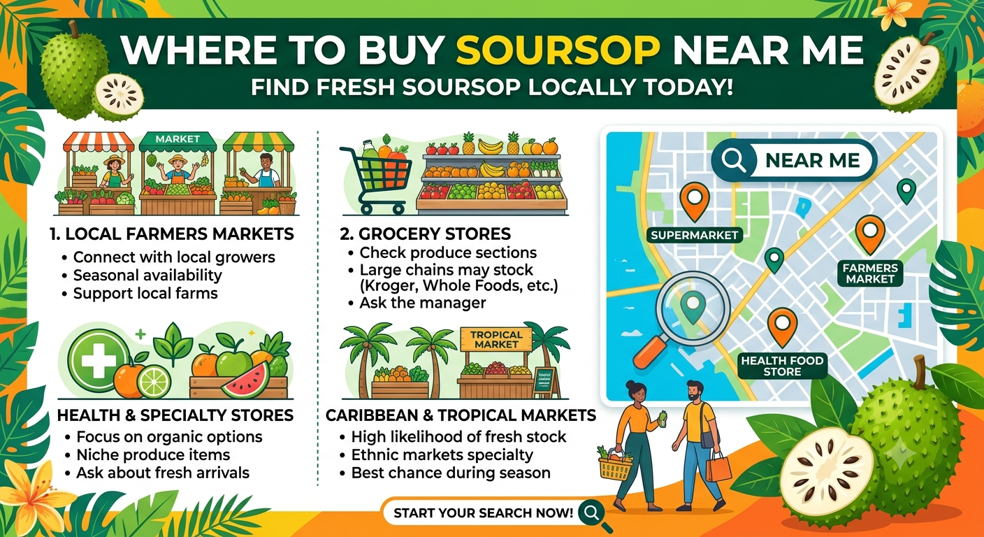 Where to Buy Soursop Near Me: A Complete Guide to Finding, Growing, and Understanding This Remarkable Fruit